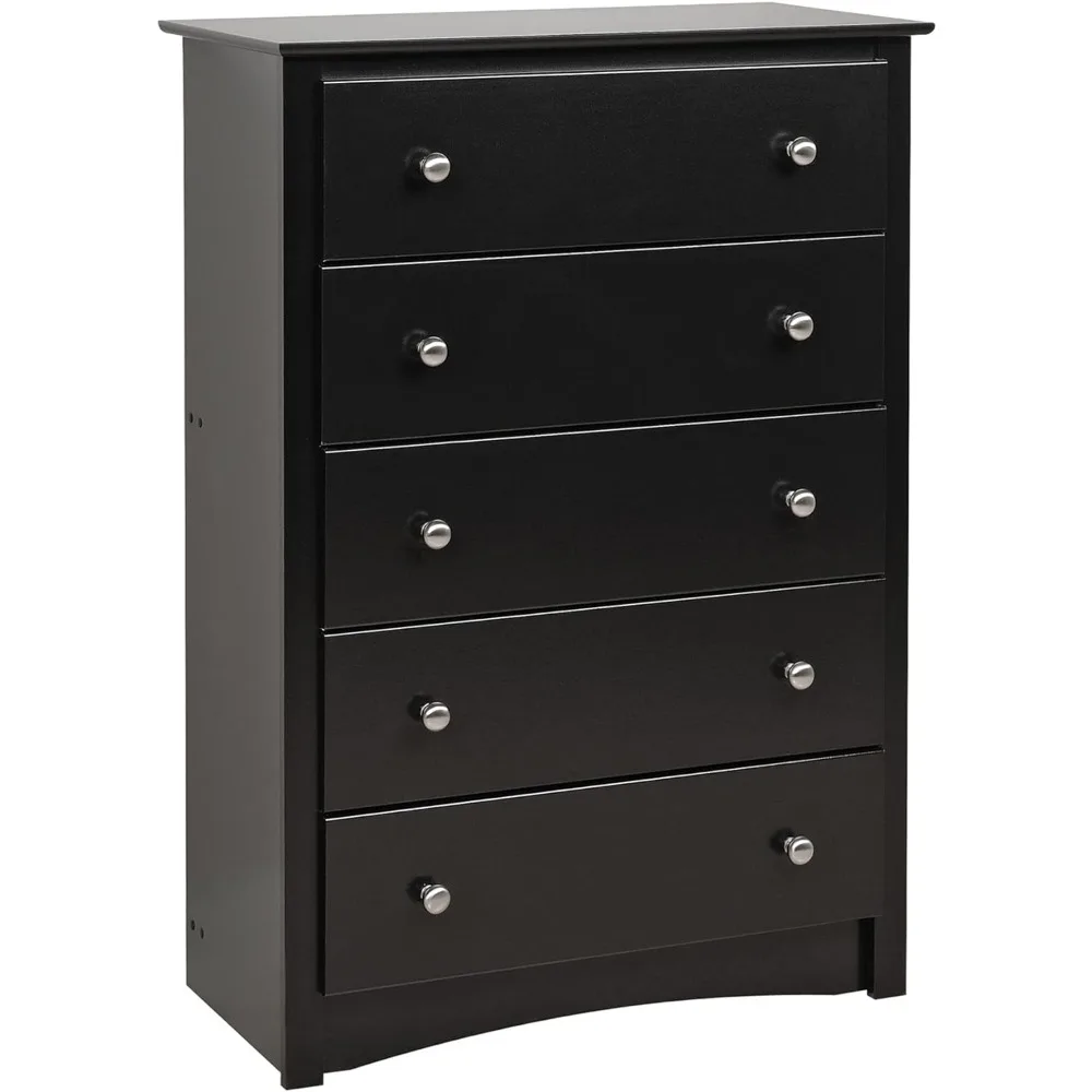 

Prepac Sonoma Superior 5-Drawer Chest for Bedroom - Spacious and Stylish Chest of Drawers, Measuring 16"D x 31.5"W x 45.25"H, In