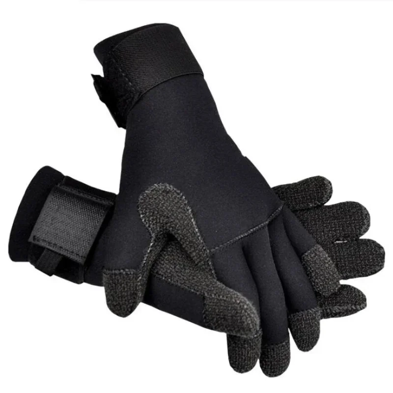 3MM/5MM Kevlar Scuba Diving Gloves Neoprene Anti-skid Wear Resistant Scratch Prevention Gloves for Winter Fishing Spearfishing