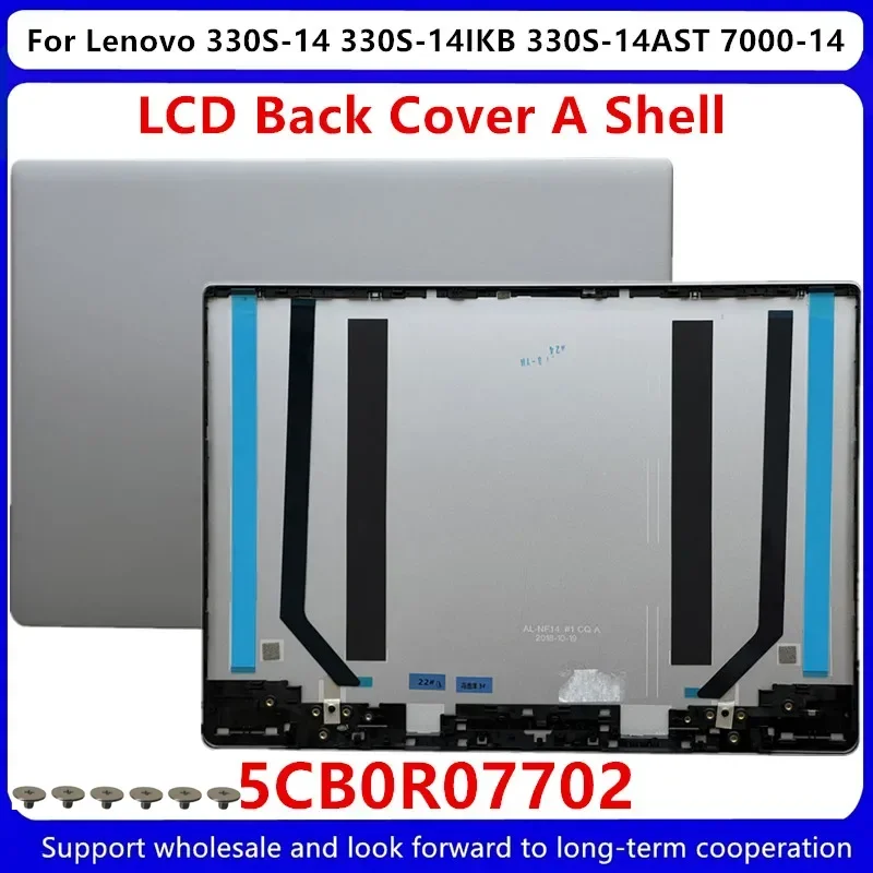 Tampa traseira do LCD para Lenovo, Shell, 5CB0R07702, 5CB0R57330, 330S-14IKB, 330S-14AST, 7000-14, Novo