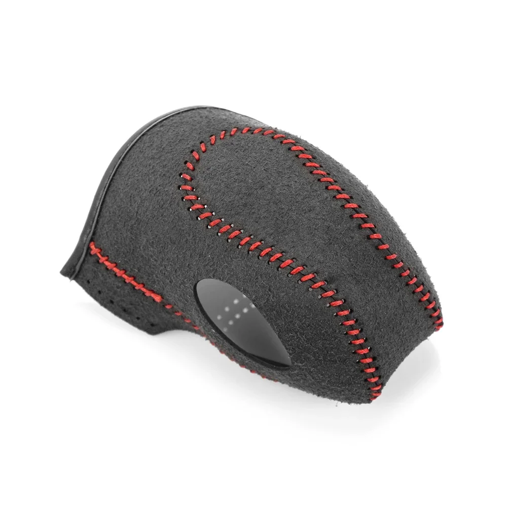 2 قطعة سيارة بولي Leather الجلود التحول مقبض تروس فرملة اليد غطاء لفورد EcoSport الهروب الانصهار C-Max Energi عربة فييستا التركيز العبور فان