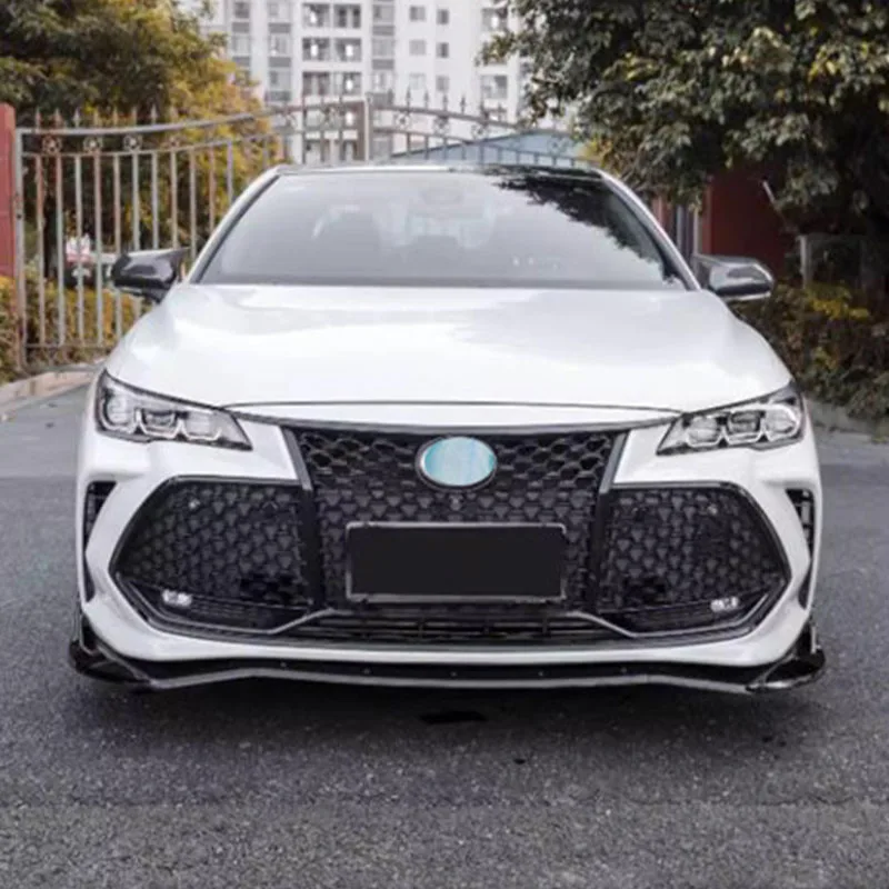 For Toyota Avalon 2019-2024 Year Front Bumper Diffuser Lip Splitter Accessories Body Kit，Glossy Black 3