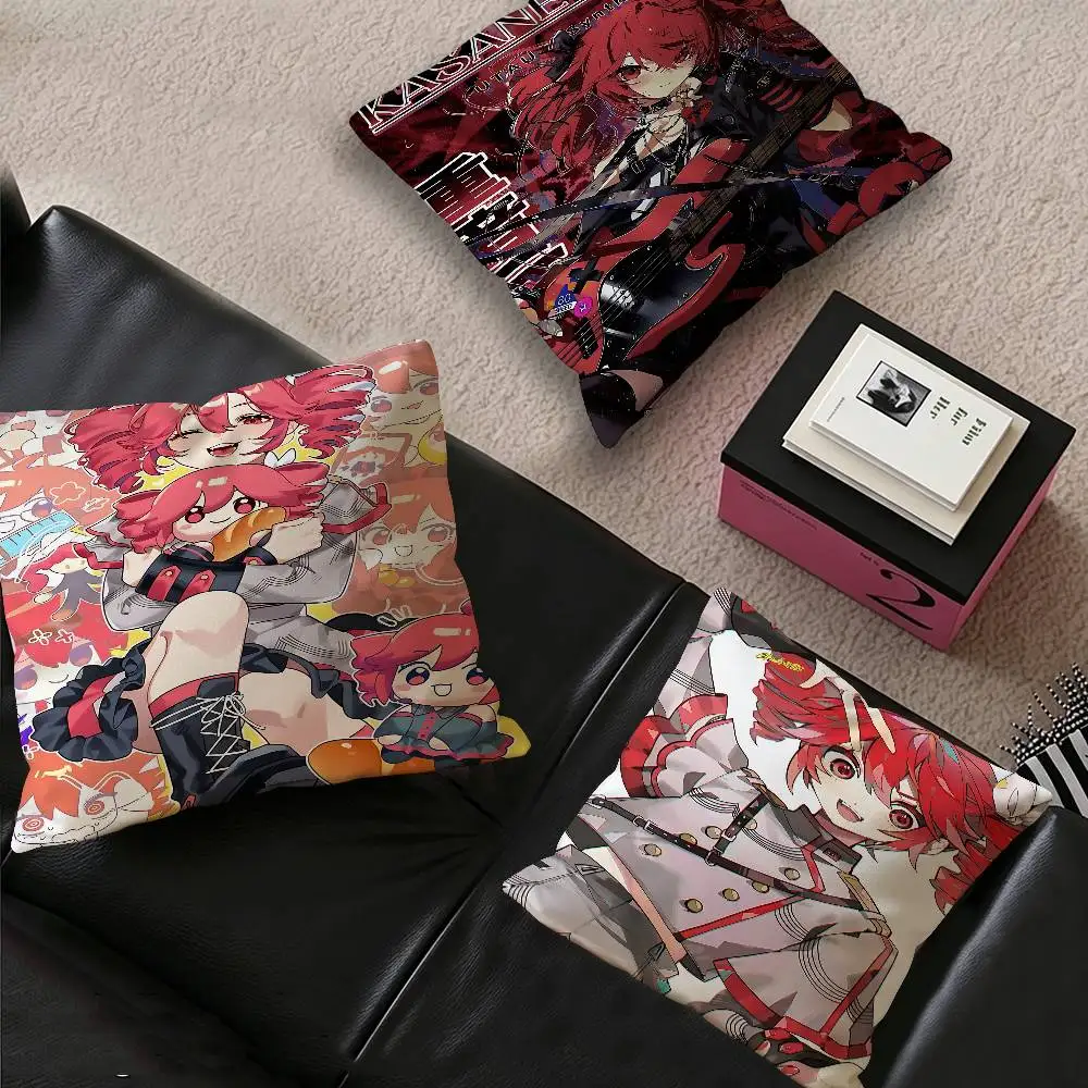 Popular Virtual Singer Kasane Teto Anime Pillow Gift Home Office Decoration Bedroom Sofa Car Cushion Cover case 45x45