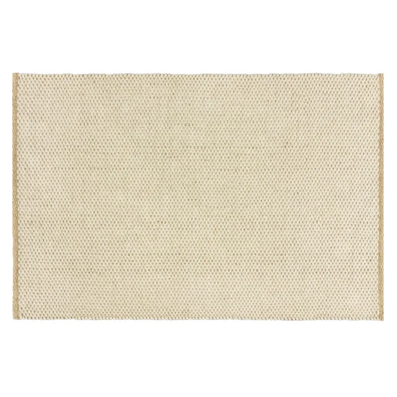 Round jute woven carpet, Nordic style living room coffee table bedroom floor mat, handmade cotton and linen household
