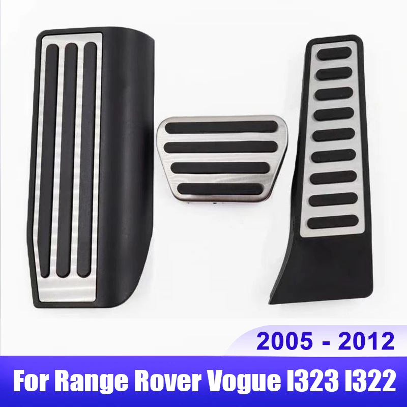 

For Land Rover Range Rover HSE Vogue l323 l322 2005-2012 Car Accelerator Brake Foot Rest Pedals Cover Non-slip Pad Accessories