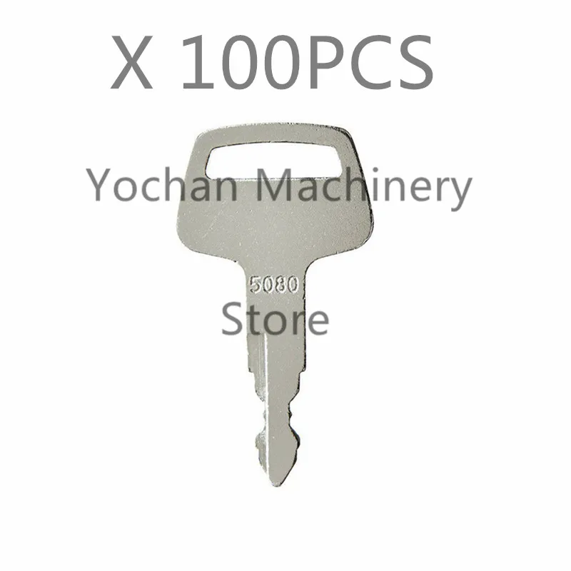 

100pc Ignition key 5080 For IHI Marooka Excavator Heavy Equipment Ignition 069027029