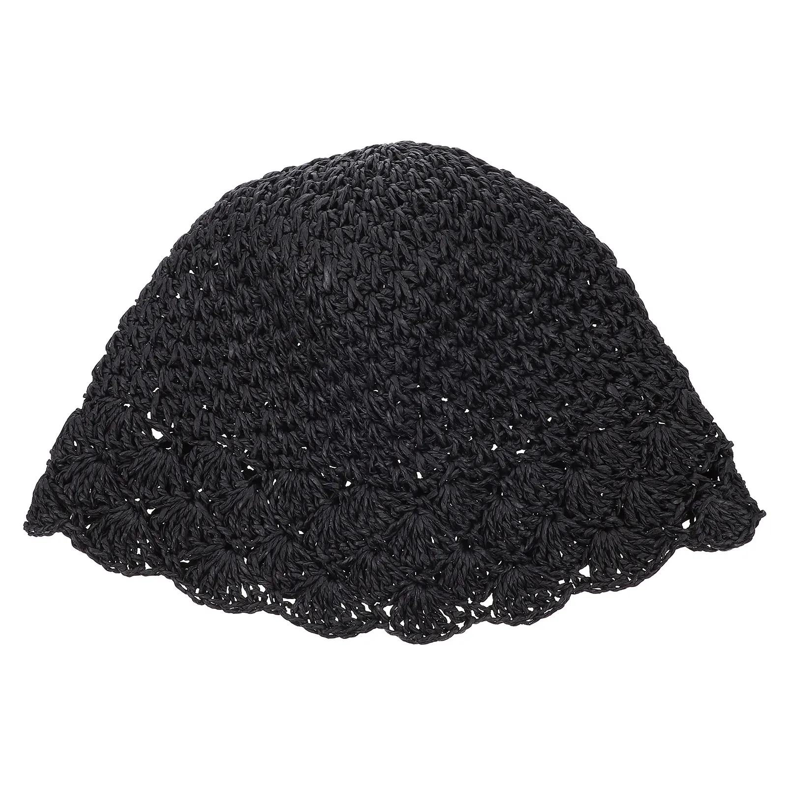 

1pc Straw Hat Lightweight Durable Foldable Sun Protection Cap Fashion Casual Beach Activities Summer Travel Outdoor