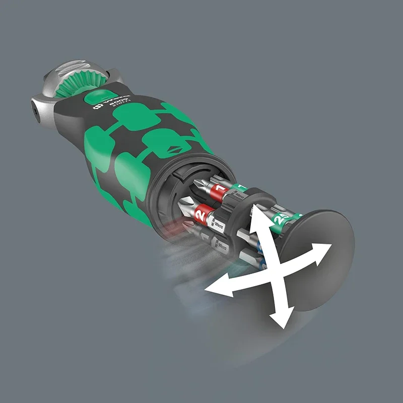 

Набор портативных отверток с трещоткой Wera 05004280001 8009 Zyklop, 13 предметов - компактный, с высоким крутящим моментом, для дома и мастерской