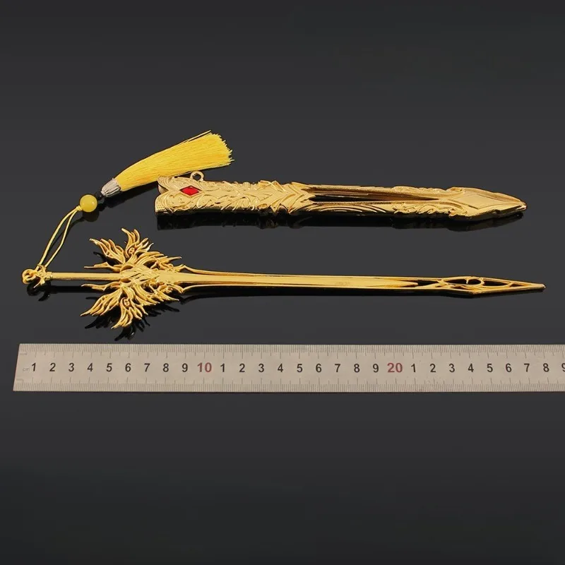 Arma de espada del Arcángel de 30cm, periféricos de Anime, modelo de espada samurái de Metal con funda, accesorios de escritorio, colecciones de adornos
