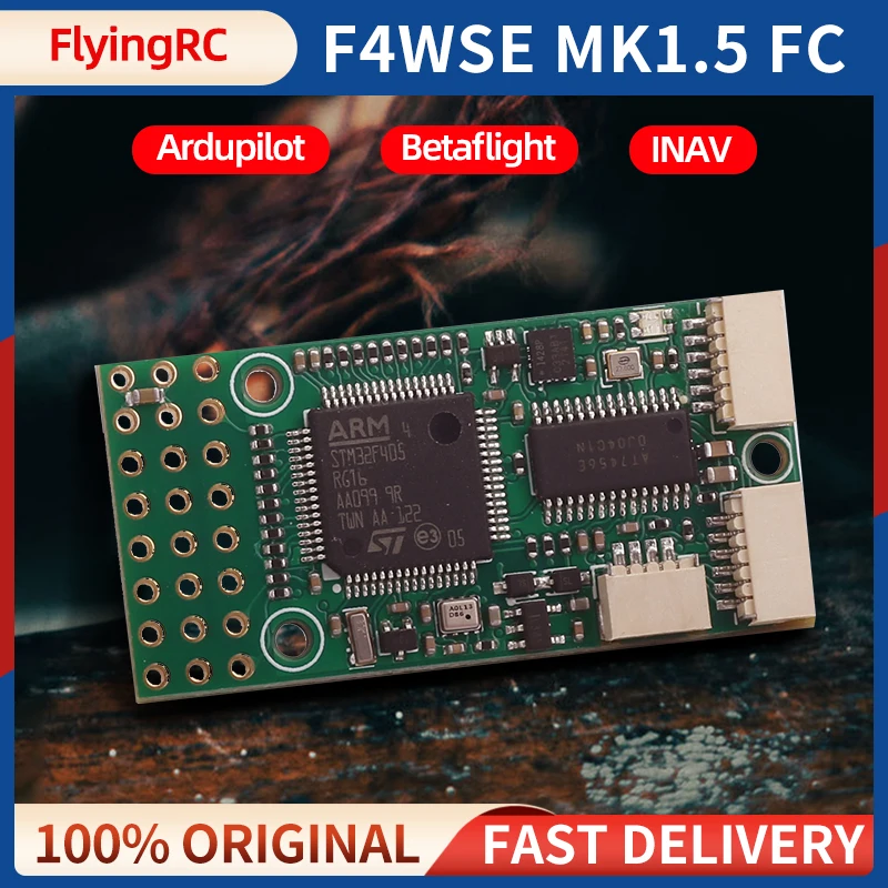 FlyingRC F4WSE MK1.5 Fixed Wing Flight Controller FC Support Analog/Digital VTX Ardupilot/INAV Firmware 2-6S For RC FPV Airplane