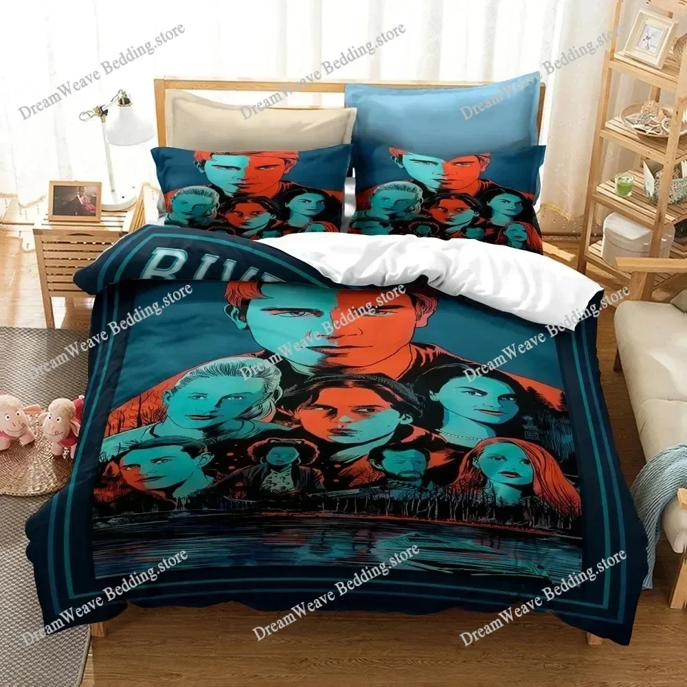 3D Print Tv Riverdale Bedding Set Boys Girls Twin Queen King Size Duvet Cover Pillowcase Bed Boys Adult Home Textileextile963963