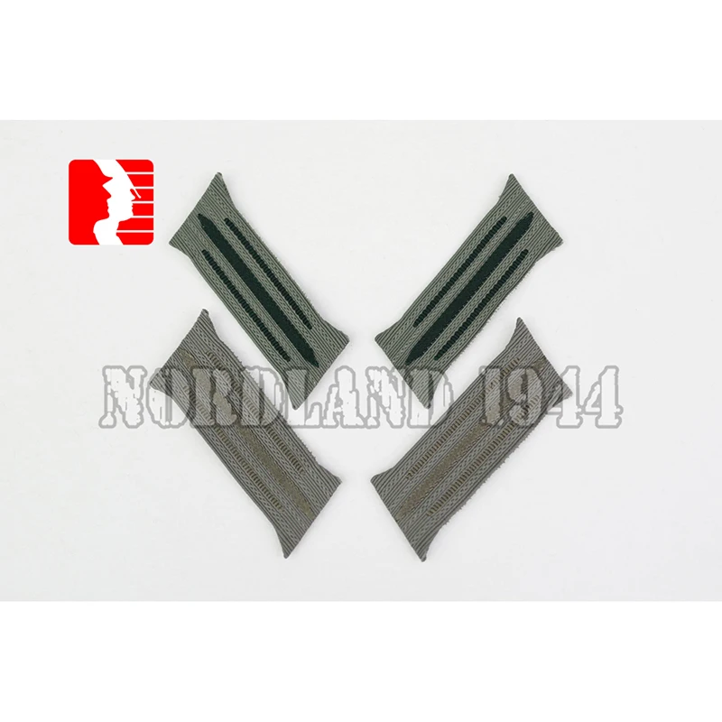 Reproduction Cosplay M38 and M40 General Issue Collar Tabs, Litzen Nordland 1944