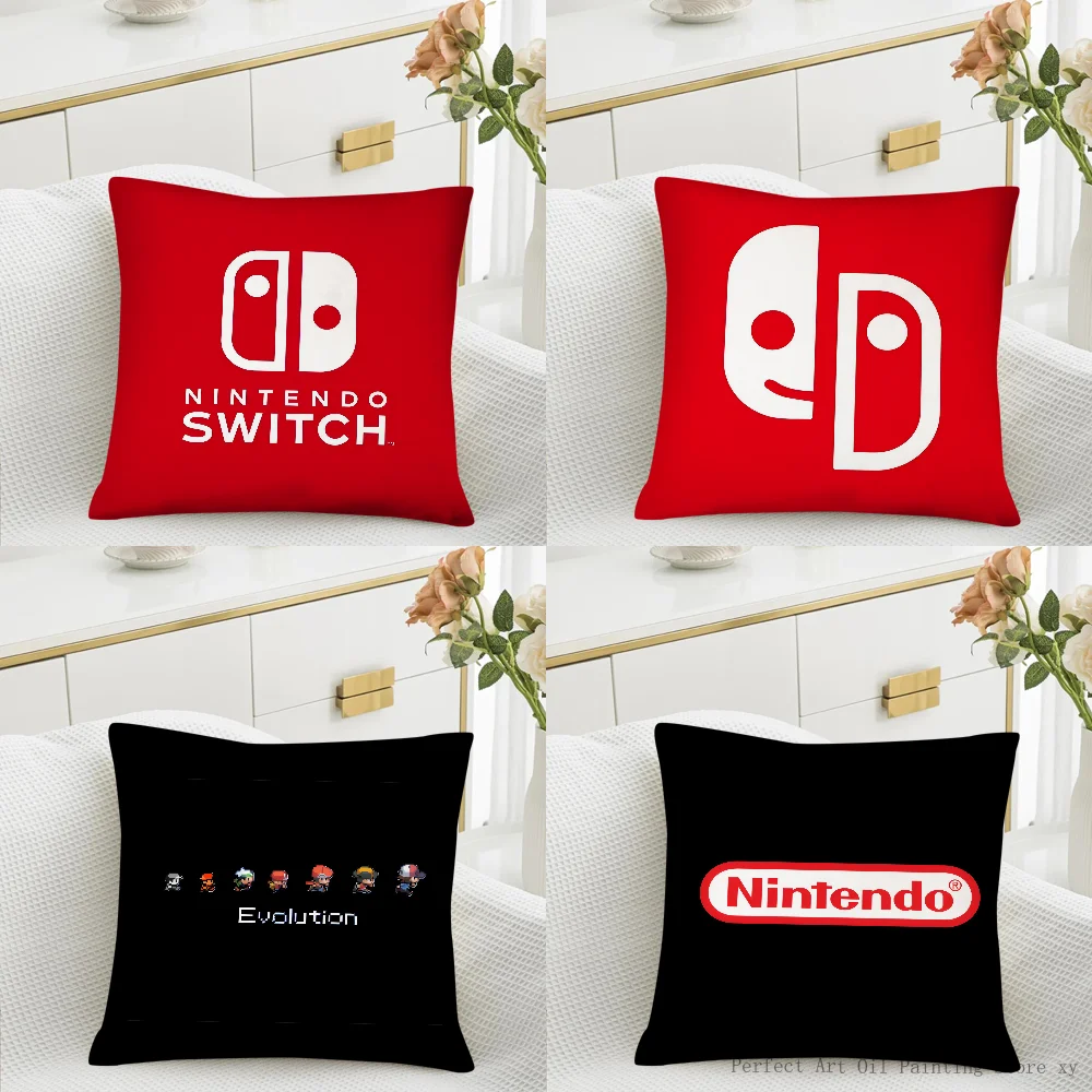 

Наволочка квадратная подушка наволочка спальня диван украшение комнаты повседневная наволочка N-Nintendos