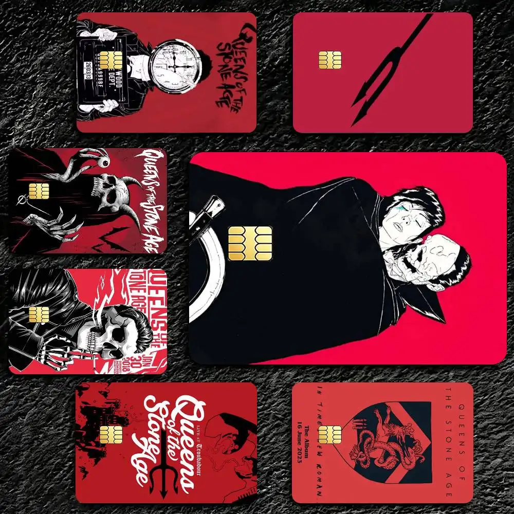 Queens Of The Stone Age High Definition Matte PVC Film Tape | For Credit Card, Debit Card Stickers & Gift Decoration