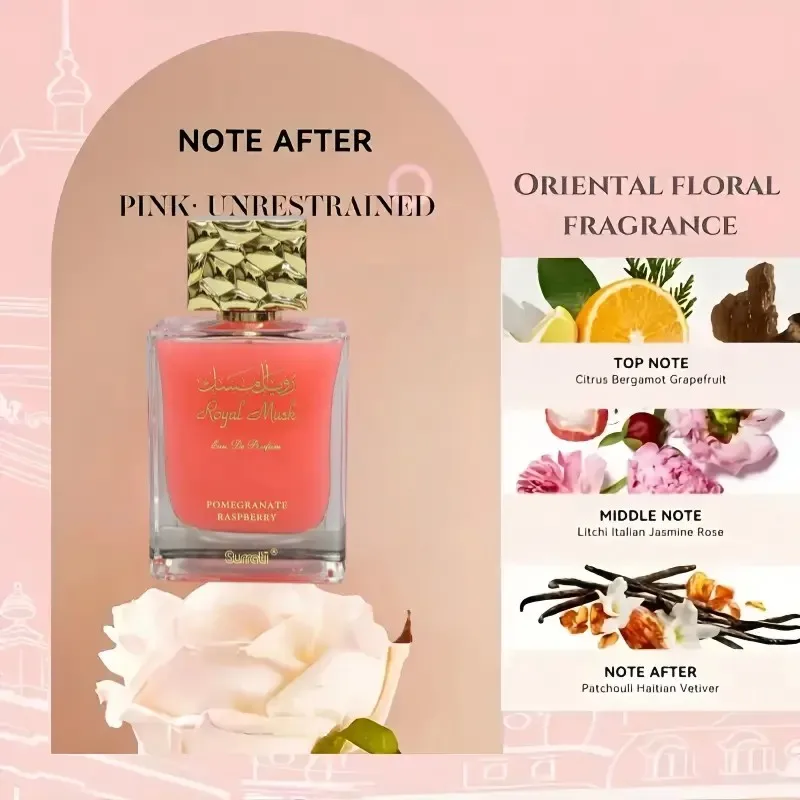 عطر رويال مسك كراميل 100 مل (3.4 أونصة) - عطر أو دو نسائي، مع ملاحظات الرمان والتوت، يدوم طويلاً #2