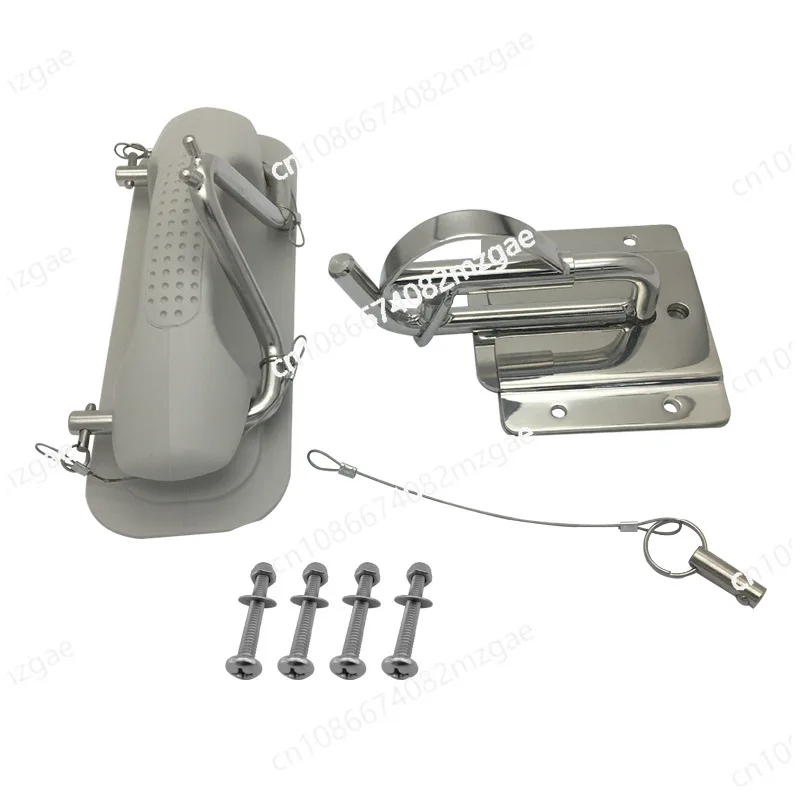 

Marine accessories, new stainless steel docking bracket combination, boat davit set, marine yacht hardware accessories
