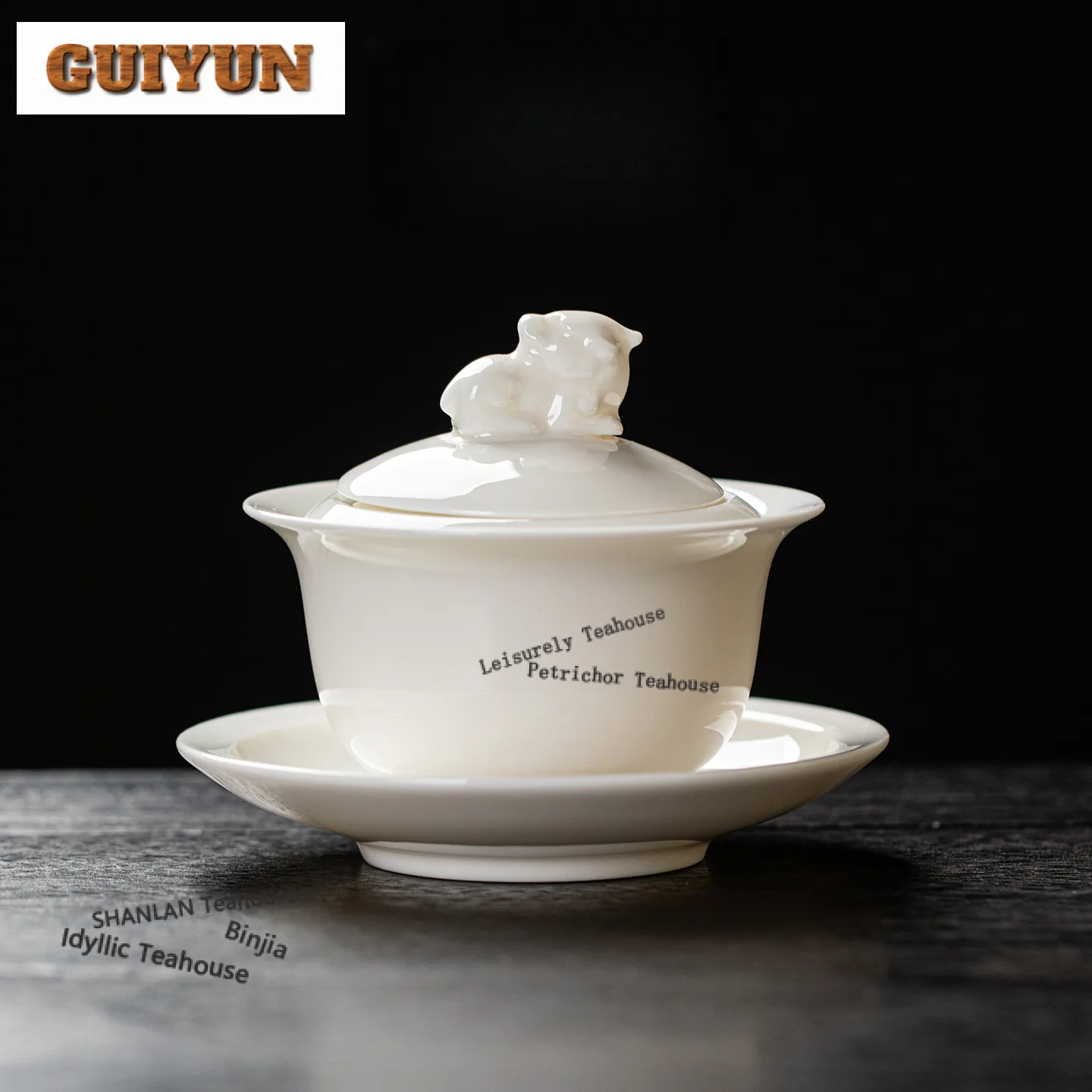 150ml Mutton Fat Jade With Rotating Lid Gaiwan Vintage Tea Tureen Tea Bowl With Lid Kit Tea Brewing Cover Bowl For Tea Craft