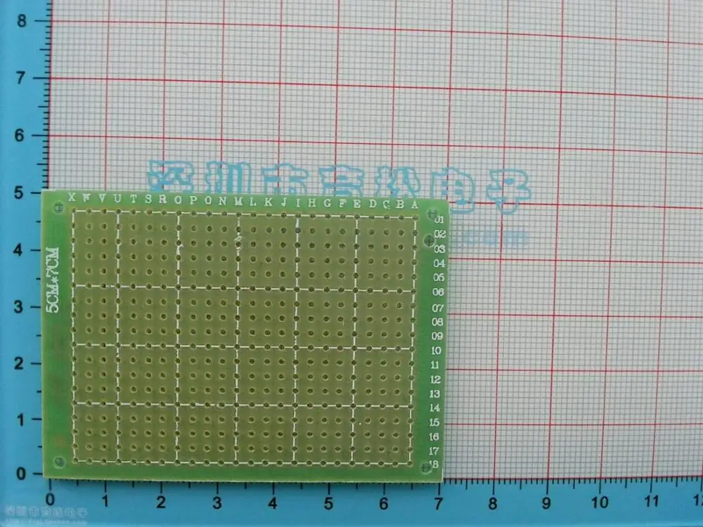 5PCS/LOT 5*7 Universal Green Board 5x7cm Experiment Board Printed Circuit Board 5*7CM