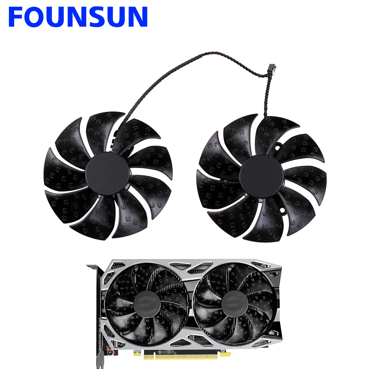 New 87MM PLD09215S12H Cooling Fan For EVGA GeForce RTX 2060 KO GTX 1660 TI 1650 SUPER Graphics Card Cooler Fan