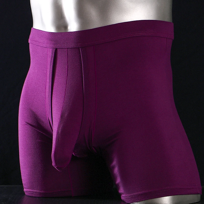 Men Underwear Undies Boxer Long Panties Sporty Shorts Skinny Fitness Boy Bottom Tights