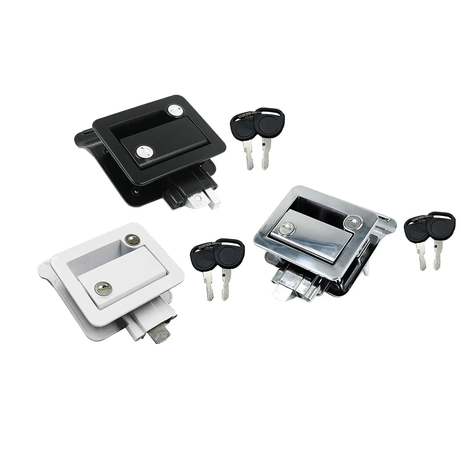 

Комплект дверных замков для кемпера и автофургона из цинкового сплава для туристических прицепов, универсальная посадка