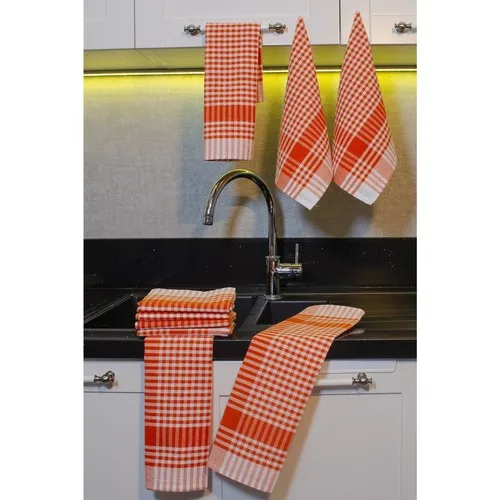 Regule 10'lu Drying and Kitchen Napkins 50x70 cm Gingham Color Option