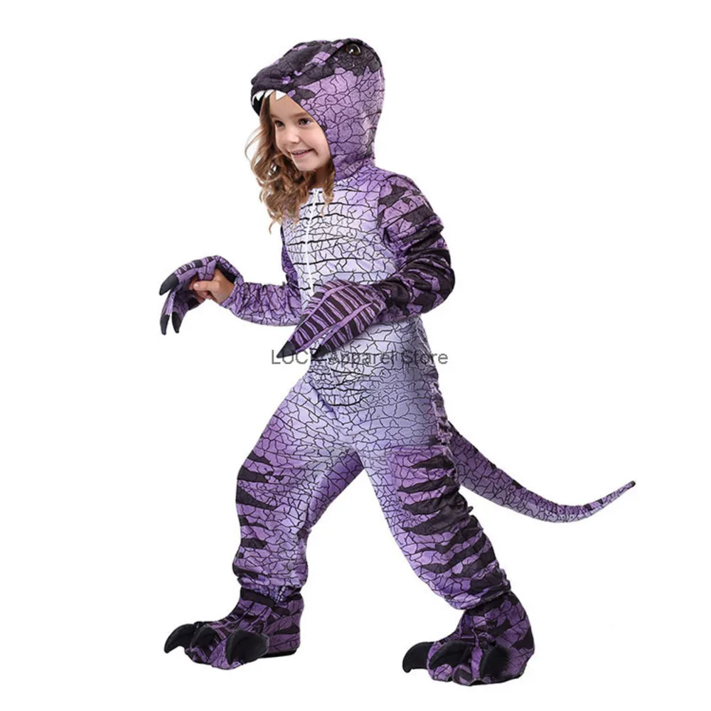 

Halloween Dragon Cosplay Children's Day Stage Performance Purple Dinosaur Costume Role-playing Costume Party Costume