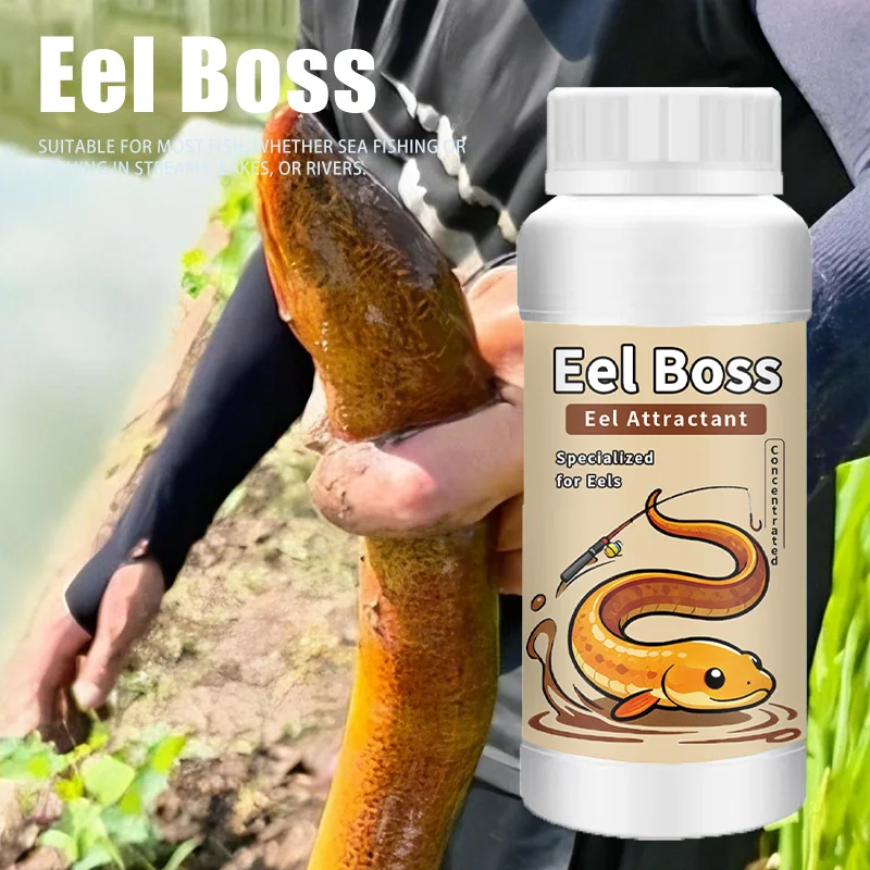 Eel Attractant,Portable Freshwater & Saltwater Fishing Lure Suitable for Stream, Muddy Water,Eel Habitat -Attractant for Anglers