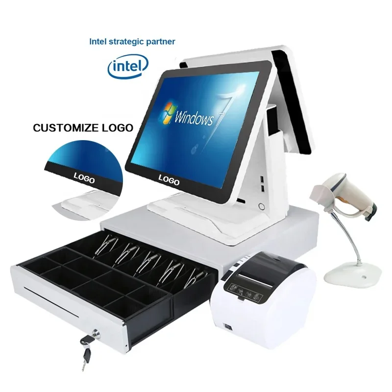 Restaurant Retail Billing Printer Touch windows Android Pos Cashier Machine  POS terminal Cash Register All In One POS Systems