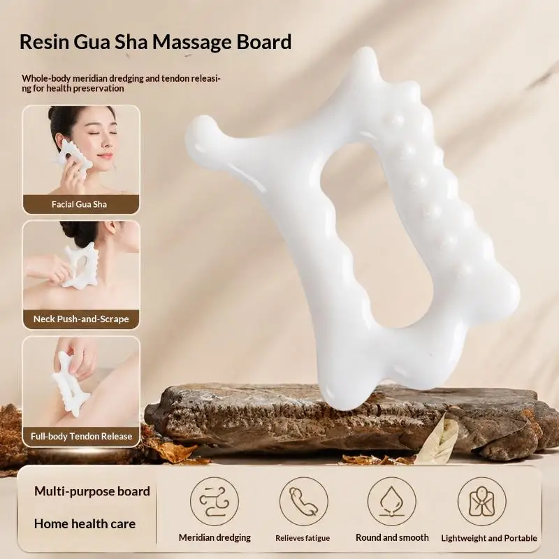 Ergonomic Versatile Handheld Gua Sha Board For Face Gua Sha Massage Tool Relaxation Beauty Massager