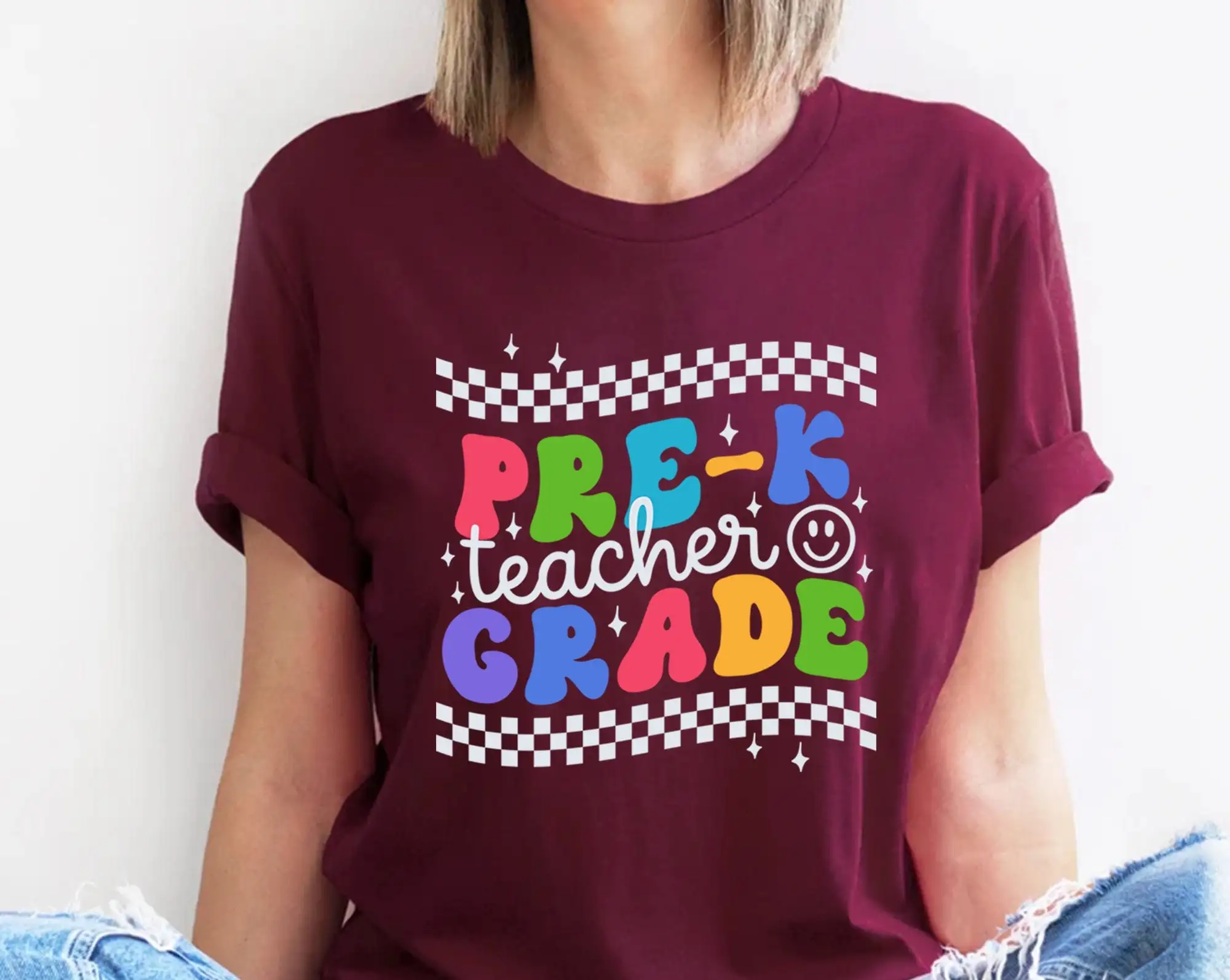 Pre K Teacher T Shirt Prek For Team Squad School