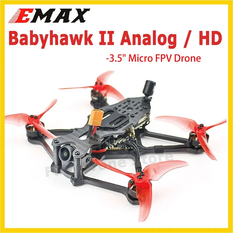 

Emax Babyhawk II HD 3.5inch Micro FPV Drone Caddx Vista HD Polar Camera / Analog TBS UNIFY PRO32 NANO 5G8 V1.1 RunCam Racer 5