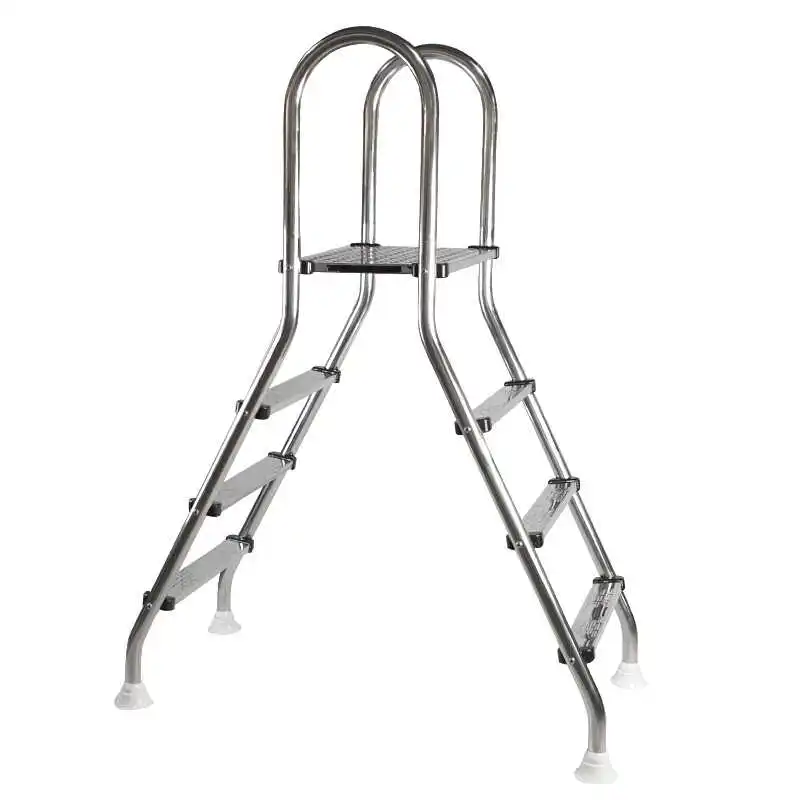 Swimming Pool Equipment Stainless Steel Ladder For Above Ground Swimming Pool