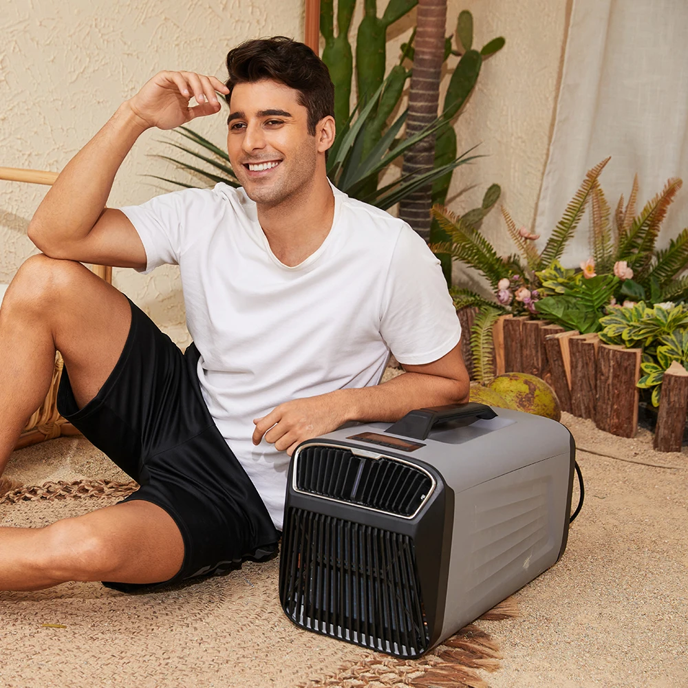 

IOG-1 Hot Sale New Portable Air Wifi 5g Unit Ice Charge for Bedroom Evaporative New Style Summer Table Rechargeable Wall Patent