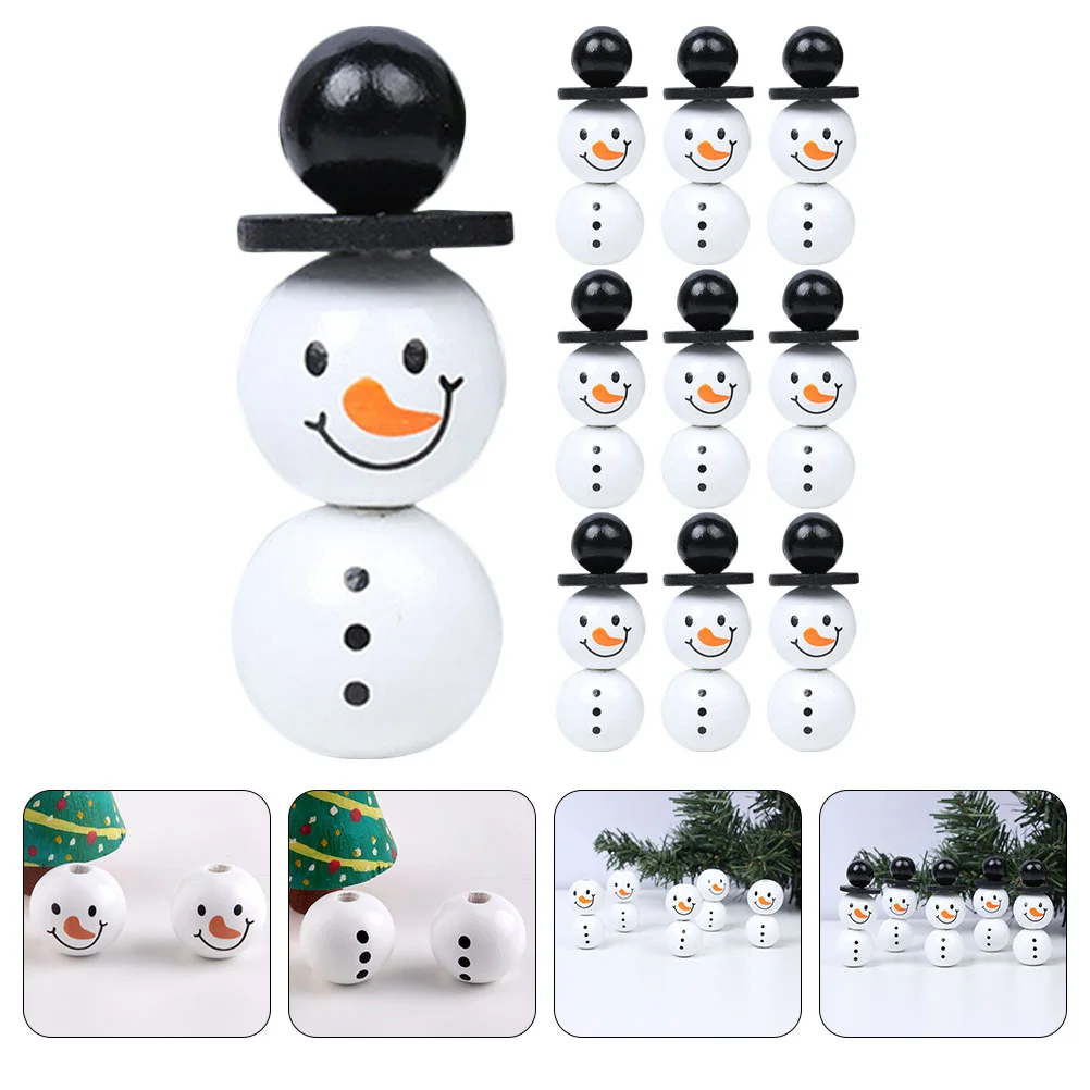 Bracelet Making Beads Clear Jewelry for Crafts Bracelets Snowman Halloween Outdoor Decorations