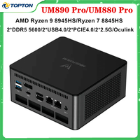 MINISFORUM Mini PC UM890 UM880 Pro AMD Ryzen 9 8945HS 7 8845HS 2*USB4.0 2*DDR5 2*PCIE4.0 Window 11 Gaming Mini Computer WiFi6