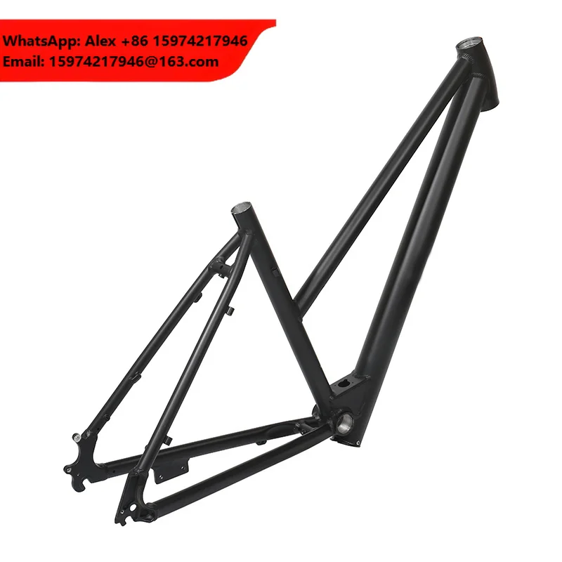 ZODIN Custom Black Aluminium Alloy Hardtail Ebike Frame Best 20 Inch Road Bike Bicycles Frame For Mountain Riding