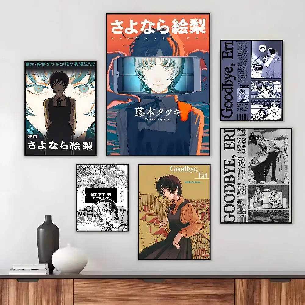 Manga Goodbye Eri Tatsuki Fujimoto Fashion Poster Art Canvas Prints Painting Wall Art Pictures for Living Room Decoration