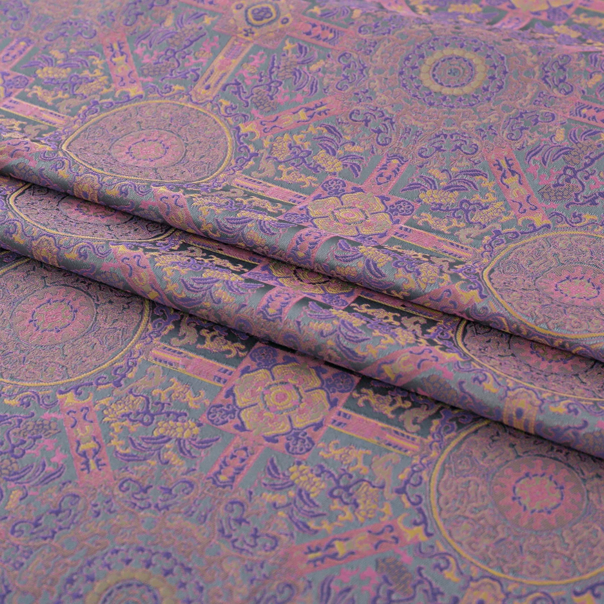 

Song Brocade Fabric Luxury Silk Jacquard Vintage Chinese Traditional Brocade By The Meter For Dress Cheongsam