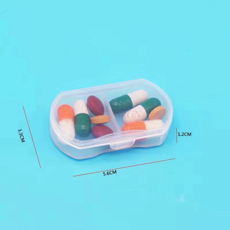 1PCS Medicine box packaging,mini medicine box, medicine storage and pill box，portable small size