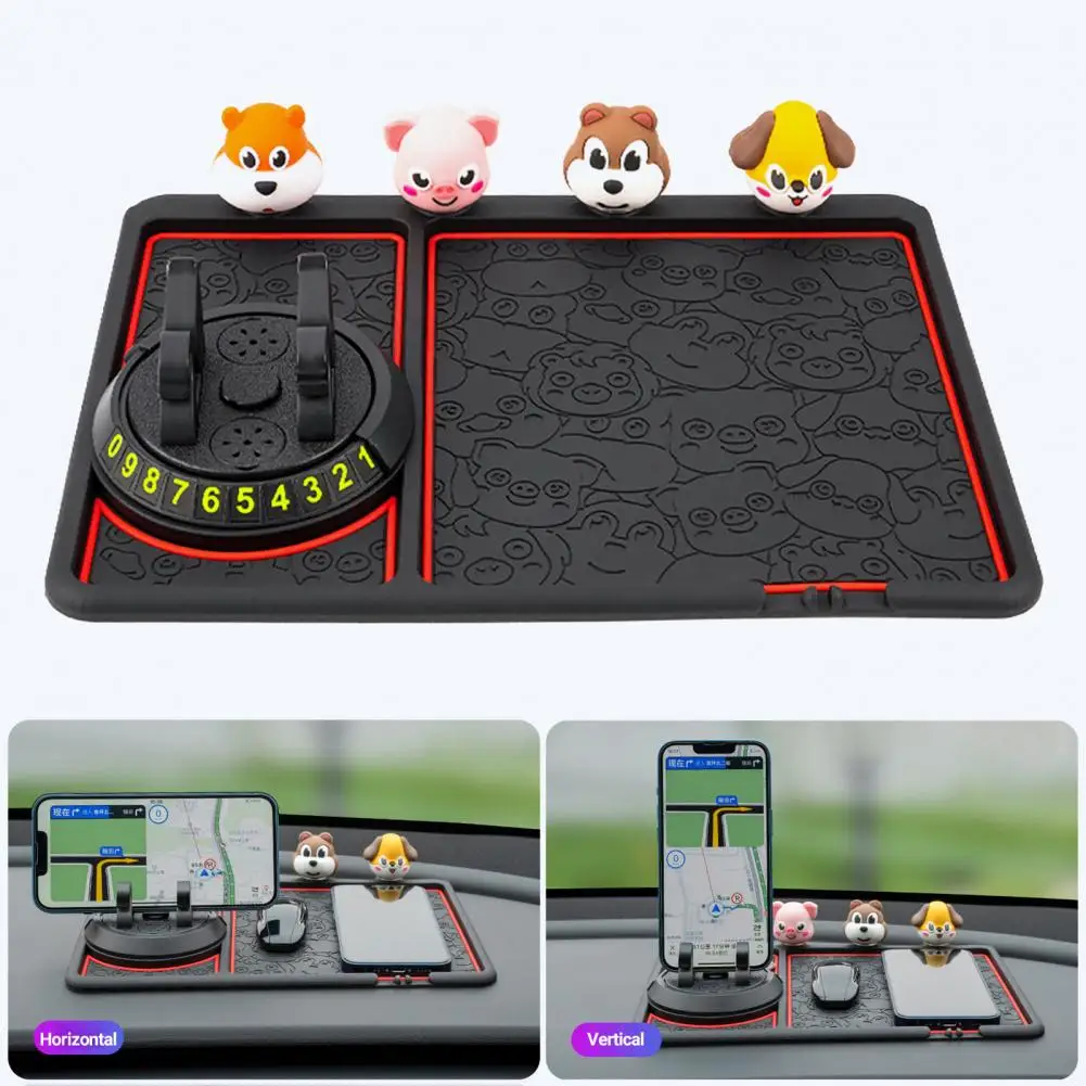 Anti-Slip Pad 3-In-1 Fixeren Mobiele Pad Lichtgewicht Slijtvaste Nuttig Multifunctionele Auto Anti-Slip Mat