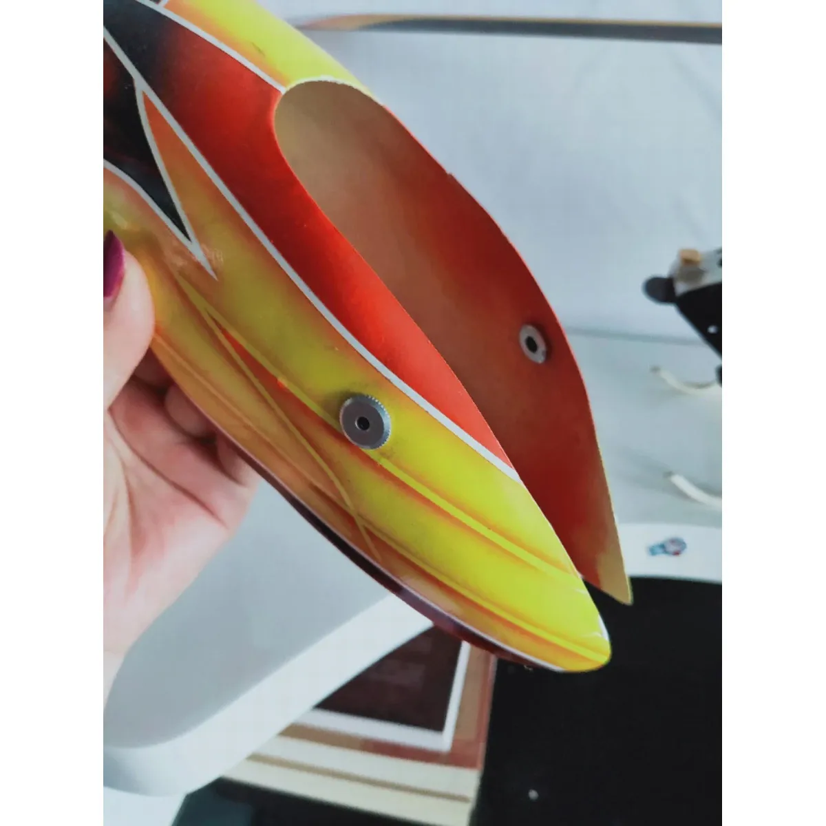 Porcas de montagem de dossel de metal para helicóptero ALIGN T-Rex 380 450 500 550 600 RC