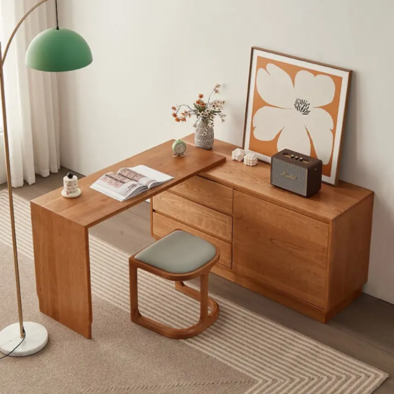 Modern simple bedroom makeup table master bedroom 6 chest of drawers large storage space
