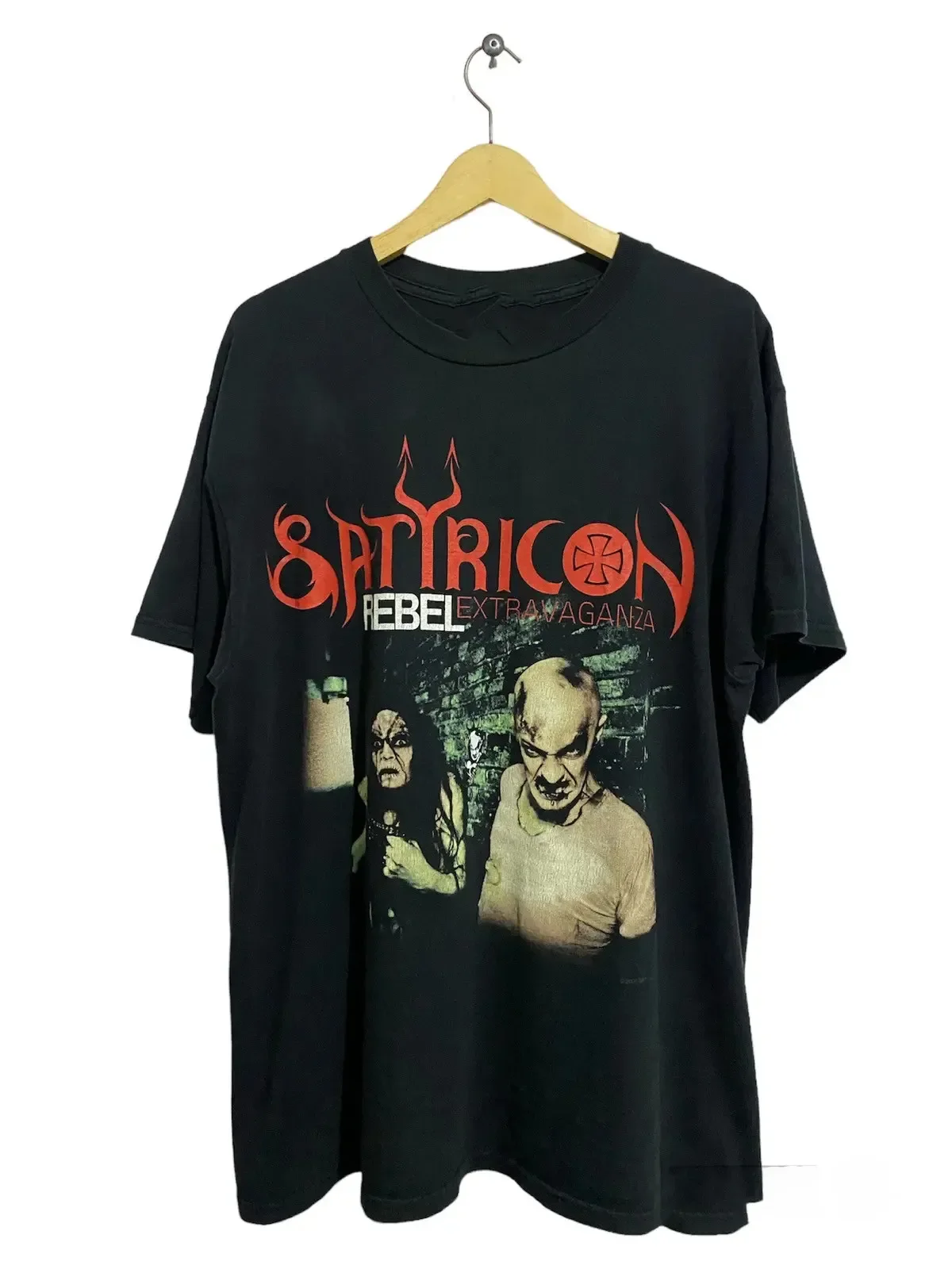 VTG SATYRICON Band Album Short Sleeve Cotton Black S5XL T Shirt IN098