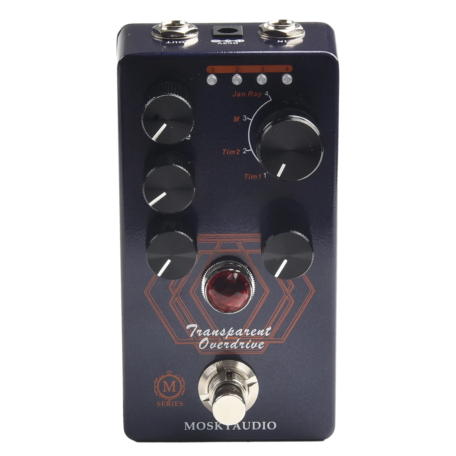 

Enhance Your Sound Performance with MOSKY Transparent Overdrive Guitar Effects Pedal VOLUME, BASS, TREBLE, GAIN