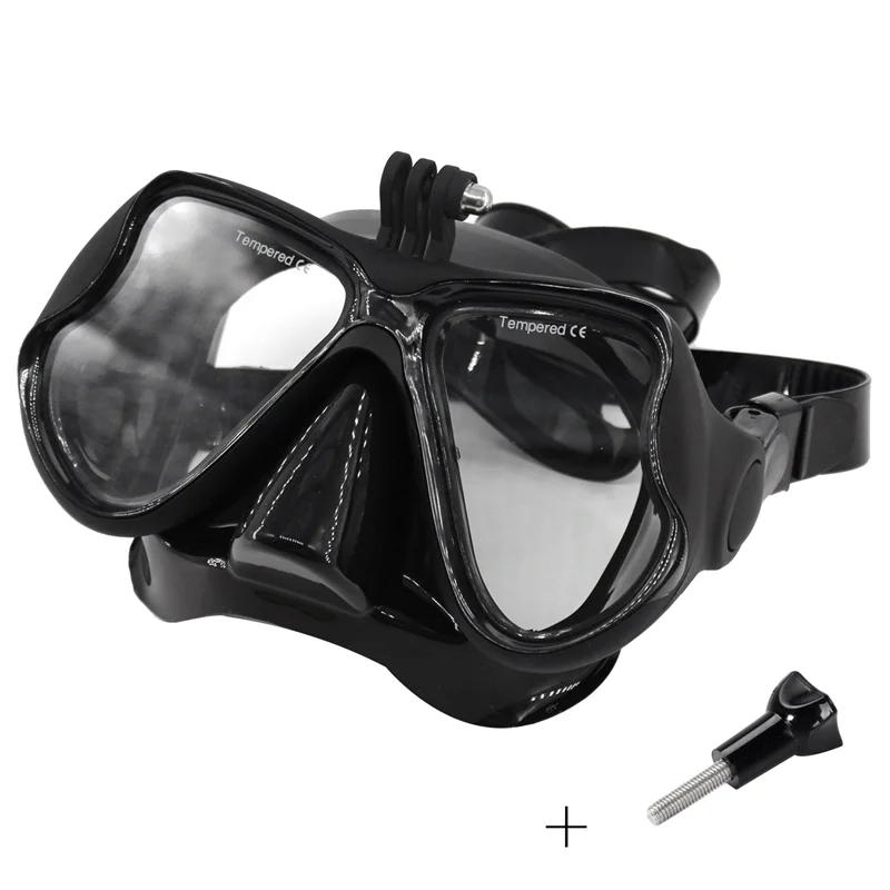 Maschera subacquea professionale per fotocamera subacquea Occhialini da nuoto per snorkeling per fotocamera sportiva Gopro Hero 1/2/3/3+/4