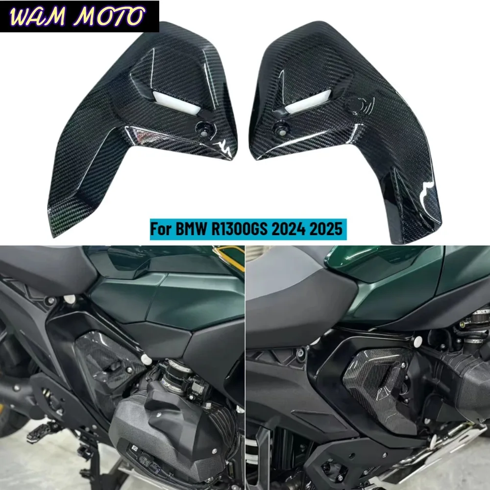 Motorcycle Accessories Carbon Fiber Radiator Frame Covers Side Panels Fairings For BMW R1300GS 2024 2025