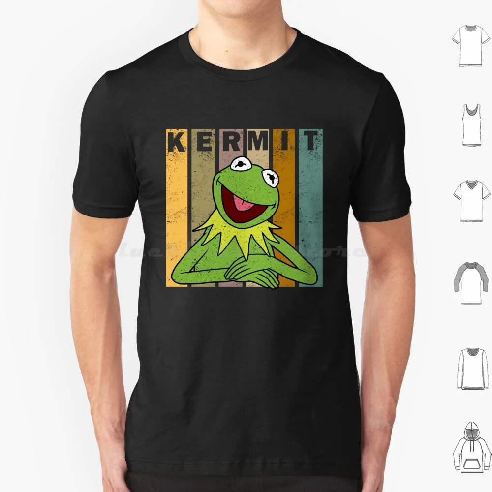 The Frog T Shirt Cotton Men Women DIY Print The Frog Frog Tv Shows 70s Retro Fozzie Jim Henson Show Cookie Monster Kids