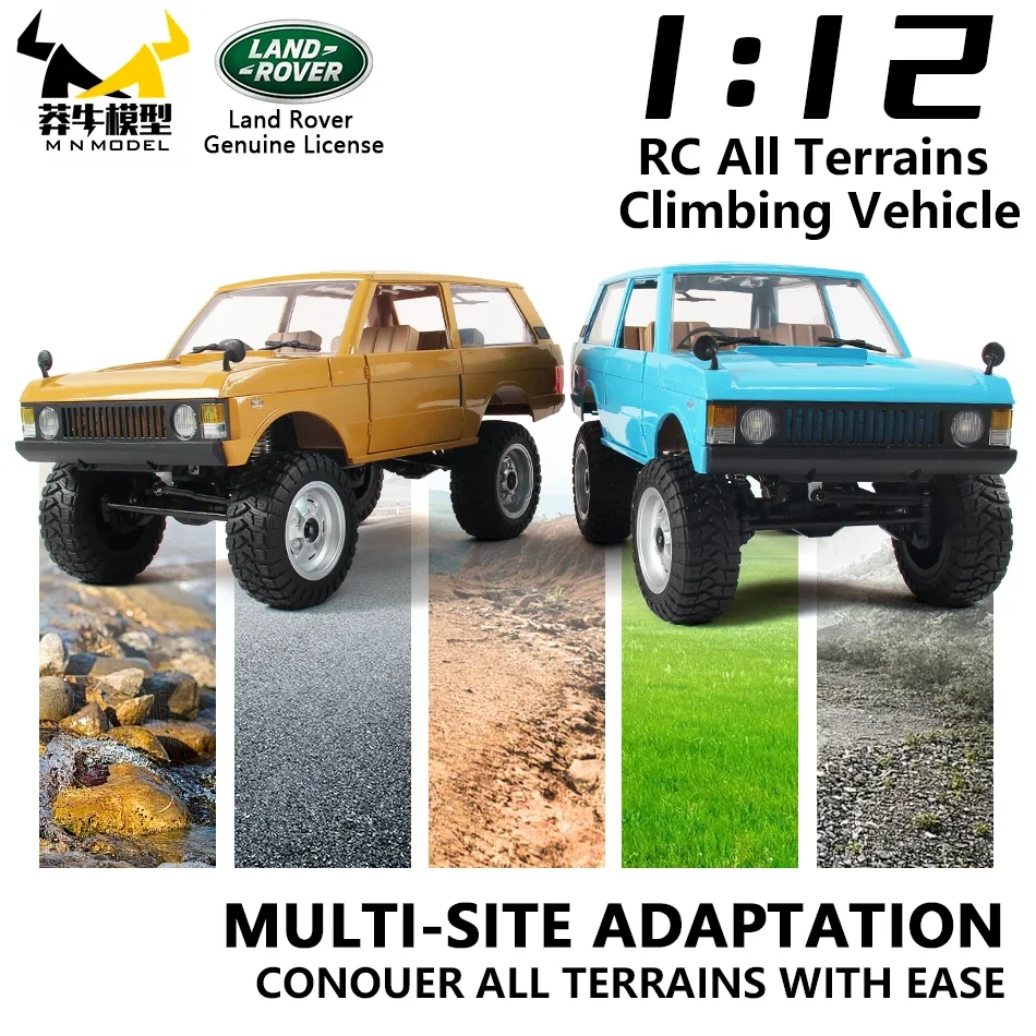 

MN МОДЕЛЬ 1:12 4WD RC Defender Внедорожник ALL Terrain Грузовик для скалолазания Коллекция игрушек для взрослых Праздничный подарок