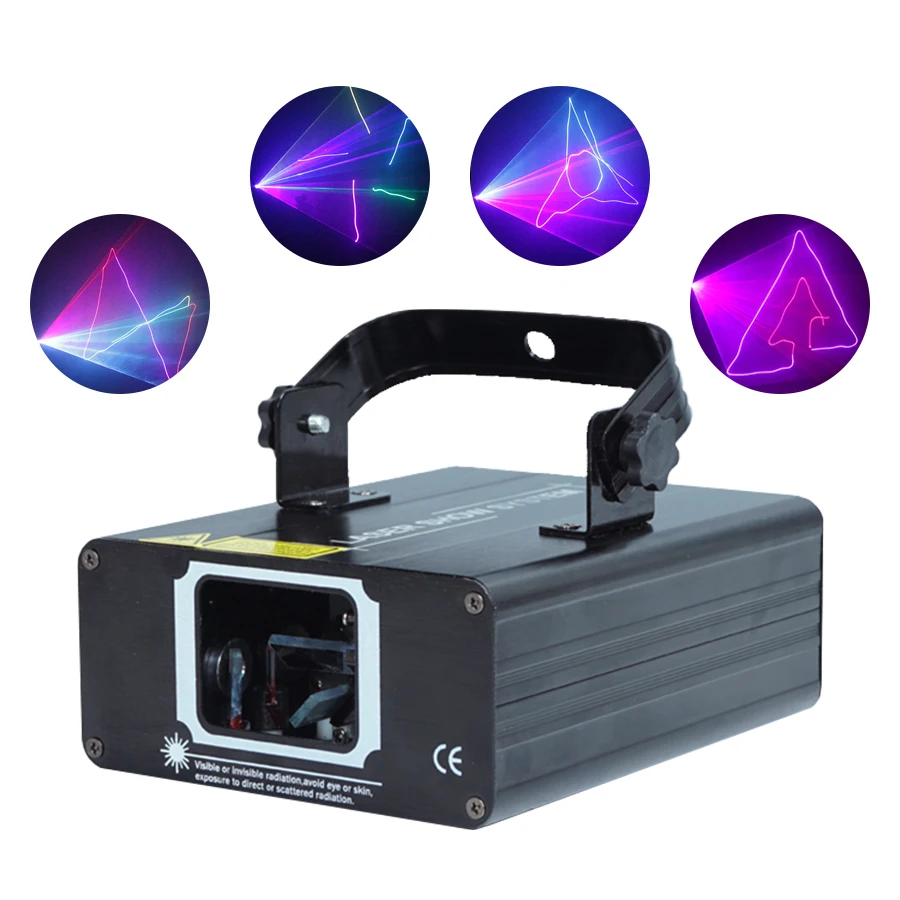 Imagem -04 - Laser Light 500mw Rgb Beam Linha de Digitalização Projetor Disco Bar Light Party Family Holiday Stage Light dj