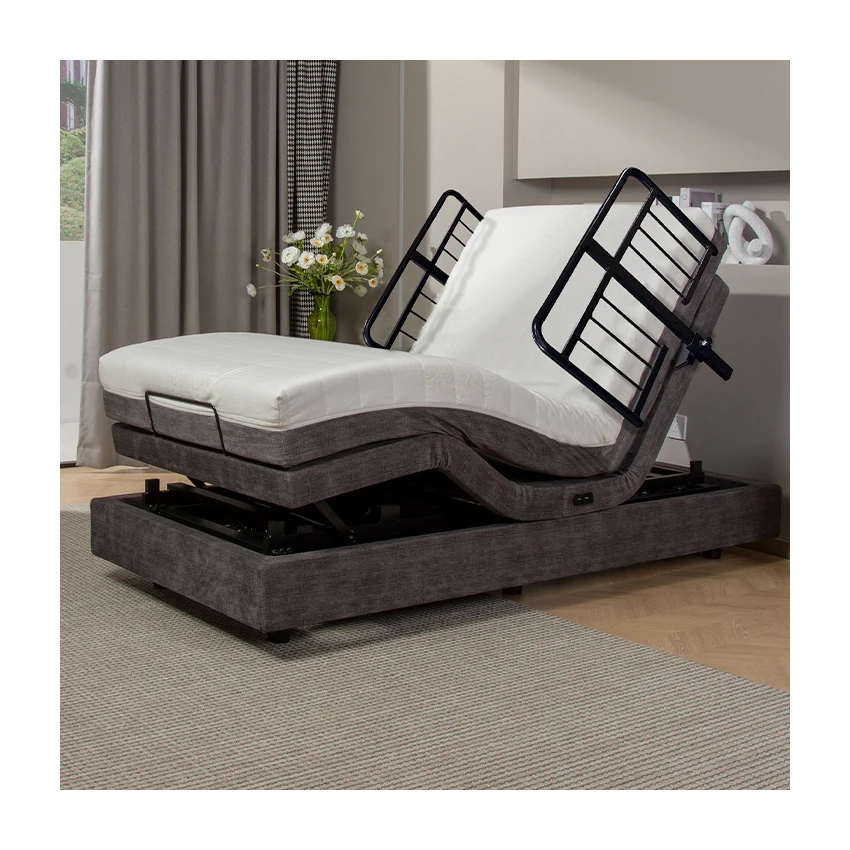 Hospital Furniture Modern Adjustable Bed for Senior Medical Patient Nursing Home Bed Elderly Care Products